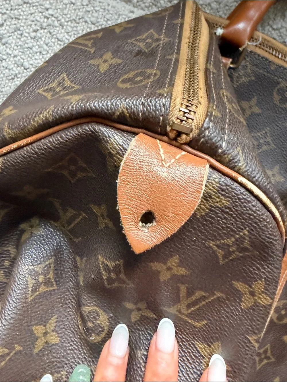 Louis Vuitton Monogram Canvas Duffel in Brown and Tan